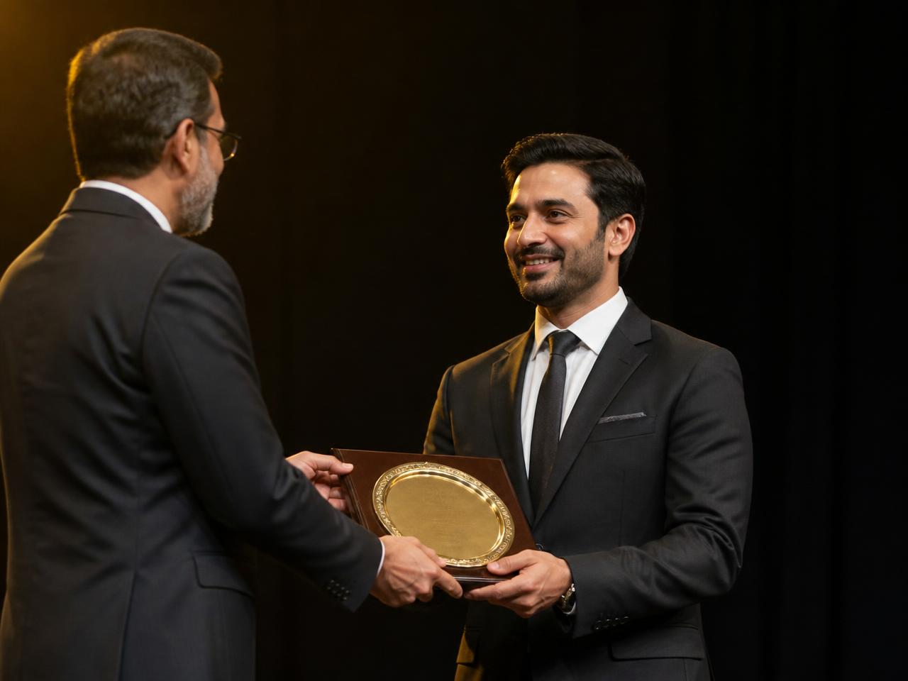 Entrega de troféu no Premium Quality